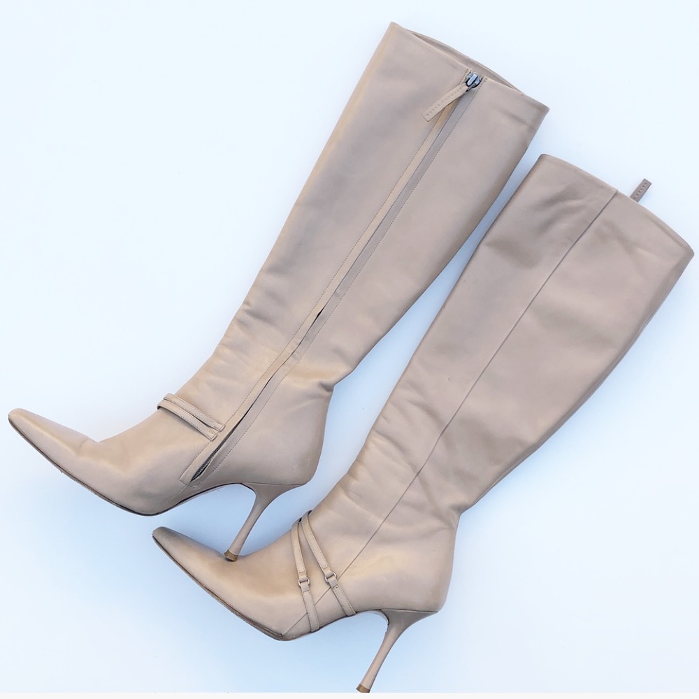 Richard Tyler Nude High Heel Boots